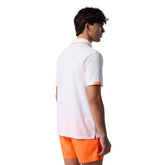 Polo Uomo North Sails Logo Fluo Bianco | NonSoloSport
