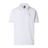 Polo Uomo North Sails Logo Fluo Bianco | NonSoloSport
