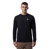 T-Shirt Manica Lunga Uomo North Sails Jersey Nero | NonSoloSport