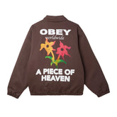 Obey Giacca Imbottita Leimert Uomo Marrone | NonSoloSport