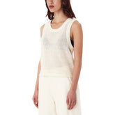 Canotta Donna Obey Hudson Mesh Bianco | NonSoloSport