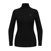 Top Manica Lunga Donna Odlo Active Warm Nero | NonSoloSport