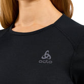 Top Manica Lunga Donna Odlo Active Warm Black | NonSoloSport