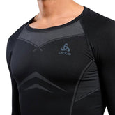 Top Manica Lunga Uomo Odlo Performance Evolution Warm Nero | NonSoloSport