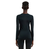 Top Manica Lunga Donna Odlo Performance Warm Nero | NonSoloSport
