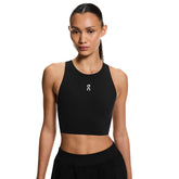 Canotta Donna On Court Crop Nero | NonSoloSport