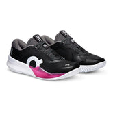 Scarpa da Tennis Donna On The Roger Pro 3 Clay Nero Rosa | NonSoloSport