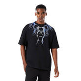 T-Shirt Uomo Phobia Fulmini Nero | NonSoloSport