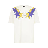 T-Shirt Uomo Phobia Starry Lightning Print Bianco | NonSoloSport