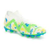 Scarpa da Calcio Bambino Puma Future Match Njr Fg/Ag Bianco | NonSoloSport