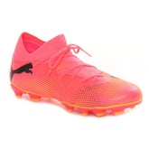 Scarpa da Calcio Puma Future 7 Match Fg/Ag Corallo | NonSoloSport