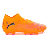 Scarpa da Calcio Bambino Puma Future 8 Pro Terreni Compatti Terreni Artificiali Bianco Rosso | NonSoloSport