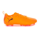 Scarpa da Calcio Ragazzo Puma Future 8 Play Terreni Naturali Compatti Terreni Artificiali Bianco Rosso | NonSoloSport