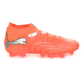 Scarpa da Calcio Ragazzo Puma Future 9 Pro Terreni Duri Rosso Bianco Argento | NonSoloSport