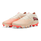 Scarpa da Calcio Uomo Puma Future 9 Pro Terreni Compatti Terreni Artificiali Beige Rosso | NonSoloSport