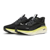 Scarpa da Running Uomo Puma Magnify Nitro 3 Nero Lime Bianco | NonSoloSport