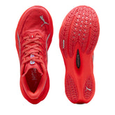 Scarpa da Running Donna Puma Deviate NITRO 4 Rosso Argento | NonSoloSport