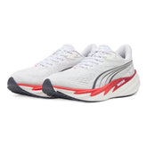 Scarpa da Running Uomo Puma Velocity Nitro 5 Bianco Rosso | NonSoloSport