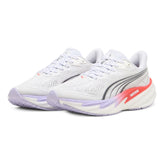 Scarpa da Running Donna Puma Velocity Nitro 5 Bianco Lilla Rosso | NonSoloSport