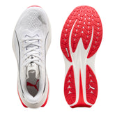Scarpa da Running Donna Puma Deviate Pure Nitro Bianco Rosso | NonSoloSport