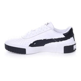 Puma Cali Brushed Donna Bianco Nero | NonSoloSport