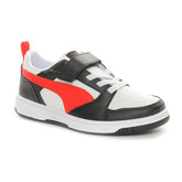 Sneakers Bambino Puma Rebound V6 Lo Bianco Rosso | NonSoloSport