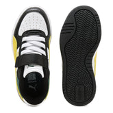 Sneakers Bambino Puma Caven III Block Nero Bianco Giallo | NonSoloSport
