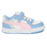 Sneakers Neonato Puma Caven III Block Ac Bianco Azzurro Rosa | NonSoloSport