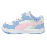 Sneakers Neonato Puma Caven III Block Ac Bianco Azzurro Rosa | NonSoloSport