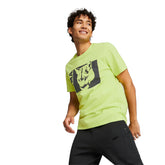Puma T-Shirt Timeout 3 Blueprint Uomo Giallo | NonSoloSport