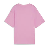 T-Shirt Donna Puma Ess+ Tape Rosa Malva | NonSoloSport