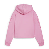 Felpa Donna Puma Ess Tape Rosa Malva | NonSoloSport
