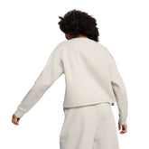 Felpa Donna Puma Ess+ Class Act Beige | NonSoloSport
