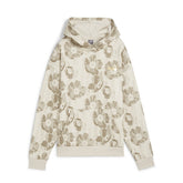 Felpa Donna Puma Ess+ Class Act Bianco Avorio | NonSoloSport