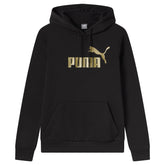 Felpa Donna Puma Ess Glitter Nero | NonSoloSport