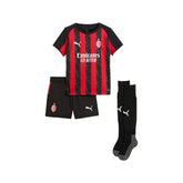 Mini Kit Bambino Puma Home AC Milan 25/26 Nero Rosso | NonSoloSport