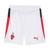 Shorts Calcio Uomo Puma AC Milan 25/26 Bianco Rosso | NonSoloSport