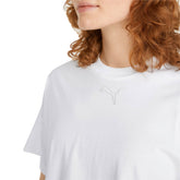 Puma T-Shirt Crop Donna Bianco | NonSoloSport