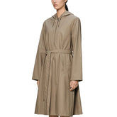Giacca Donna Rains A-Line Longer Beige | NonSoloSport