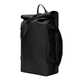 Zaino Rains Rolltop Rucksack Large Nero | NonSoloSport
