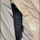 Rains Puffer Coat Lucido Piumino Donna Shiny Beige | NonSoloSport