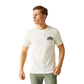 Regatta T-Shirt Breezed IV Graphic Print Uomo Bianco | NonSoloSport