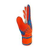 Guanti da Portiere Bambino Reusch Attrakt Solid Jr Arancione Blu | NonSoloSport