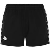 Robe Di Kappa Short 222 Banda Tready Donna Nero Bianco | NonSoloSport
