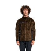 Felpa Uomo Rock Experience Blizzard Tech 2.0 Mock Neck Marrone Nero | NonSoloSport