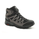 Scarpa da Trekking Uomo Salomon X Ward Leather Mid Gtx Nero | NonSoloSport