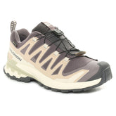 Scarpa da Trail Running Donna Salomon XA Pro 3D V9 Goretex Viola Beige | NonSoloSport