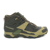 Scarpa da Trekking Uomo Salomon X Ultra 5 Mid Gtx Grigio Verde | NonSoloSport