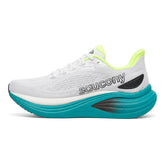Scarpa da Running Uomo Saucony Triumph 24 Bianco Azzurro | NonSoloSport