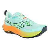 Scarpa da Trail Running Donna Saucony Peregrine 16 Azzurro Arancione | NonSoloSport